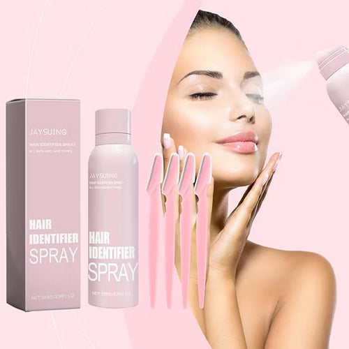 Spray para identificar vello facial