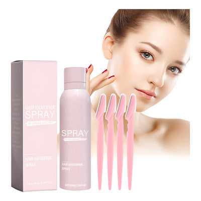 Spray para identificar vello facial